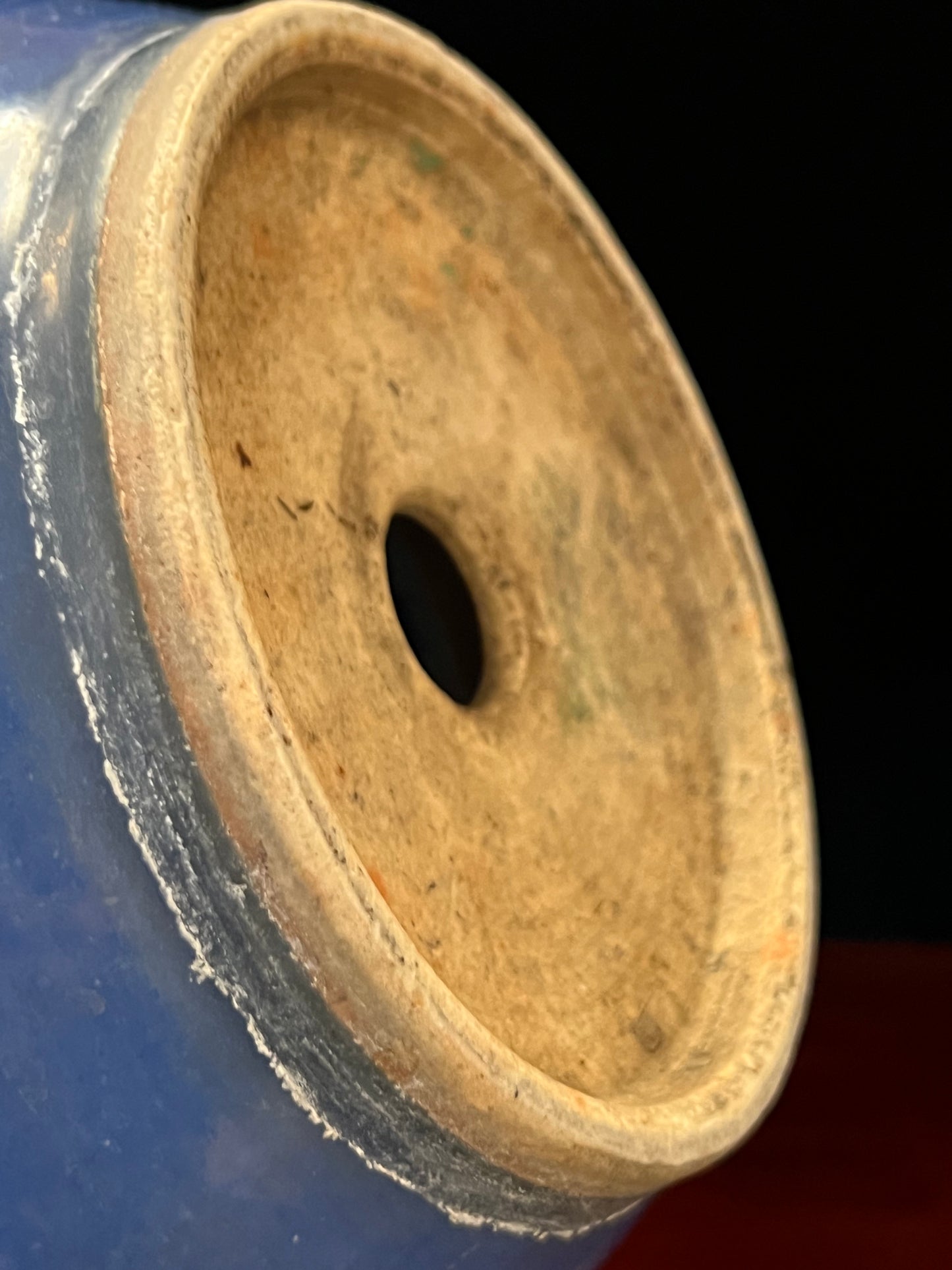 Antique Chinese Blue and White planter pot